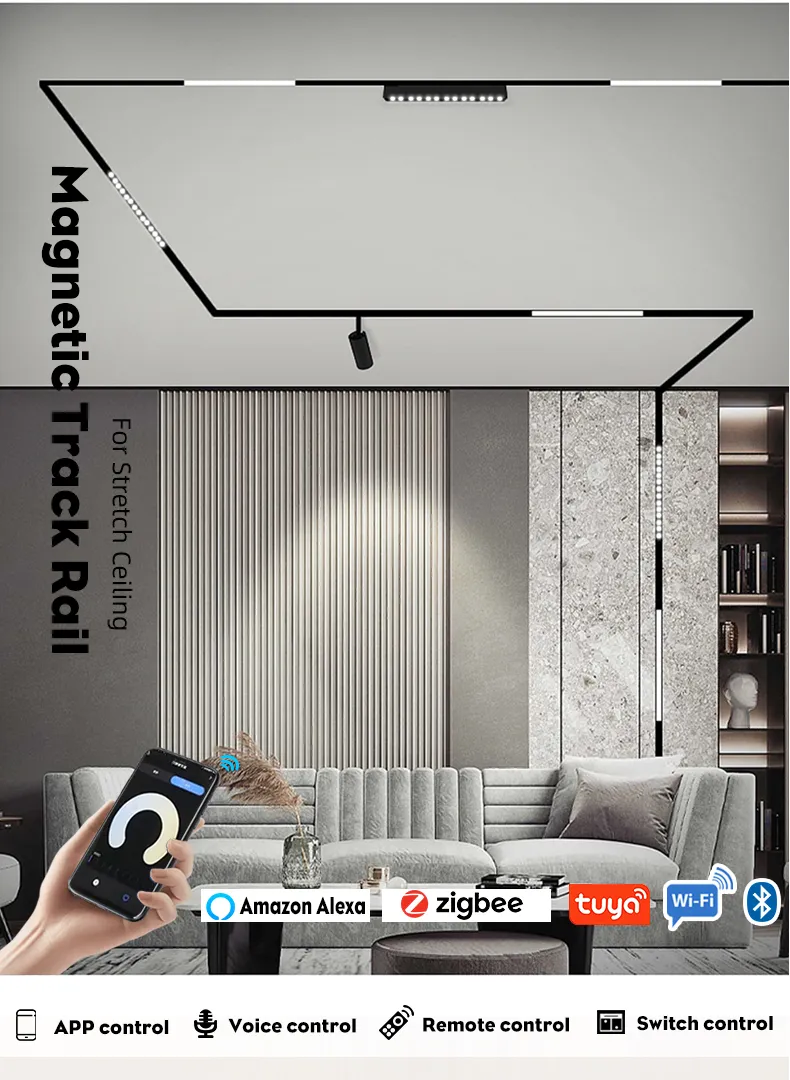 48V Magnetic Track Fabric Stretch Ceiling