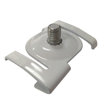 Oblong T-Bar Clips,white Suspended Ceiling Clip, T Bar Clips for Use for Attaching Track Lighting Power Track to Drop Ceiling