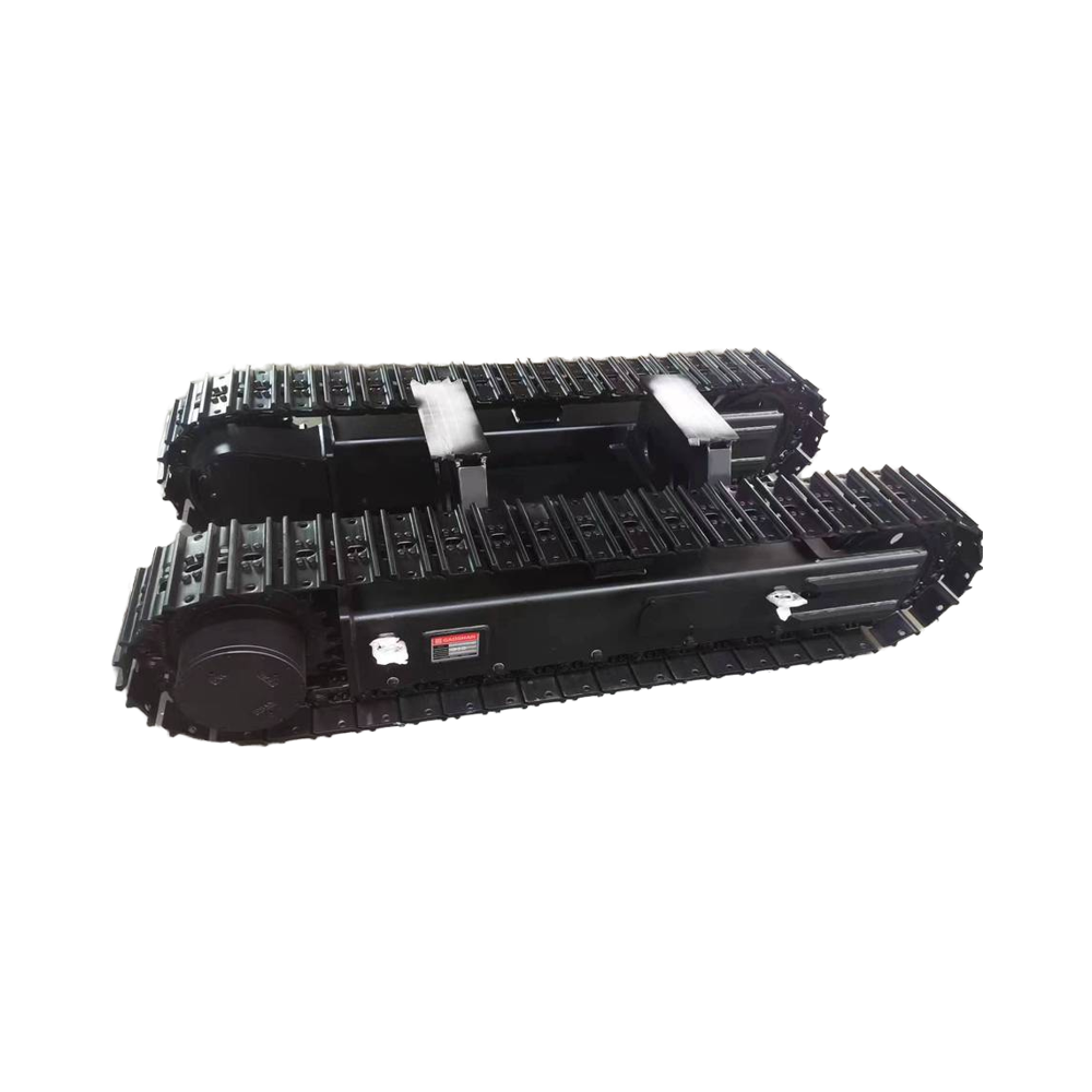 Custom 8Ton Heavy-Duty Steel Track Crawler Undercarriage Low Noise Durable Hydraulic Crawler Chassis For Agricultural Machinery
