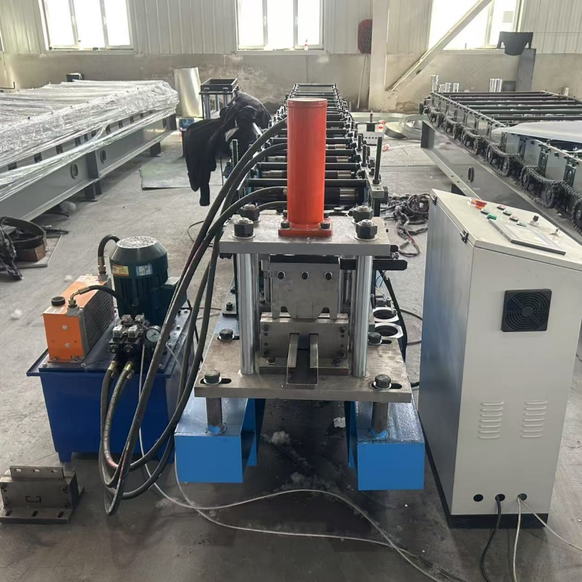 Light Steel Keel Profile Metal Stud and Track Roll Forming Machine C U Channel Steel Framing Production Line