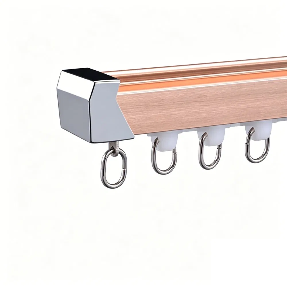 High Quality Aluminum Profile Silent Rail Curtain Track, Ceiling Curtain Track