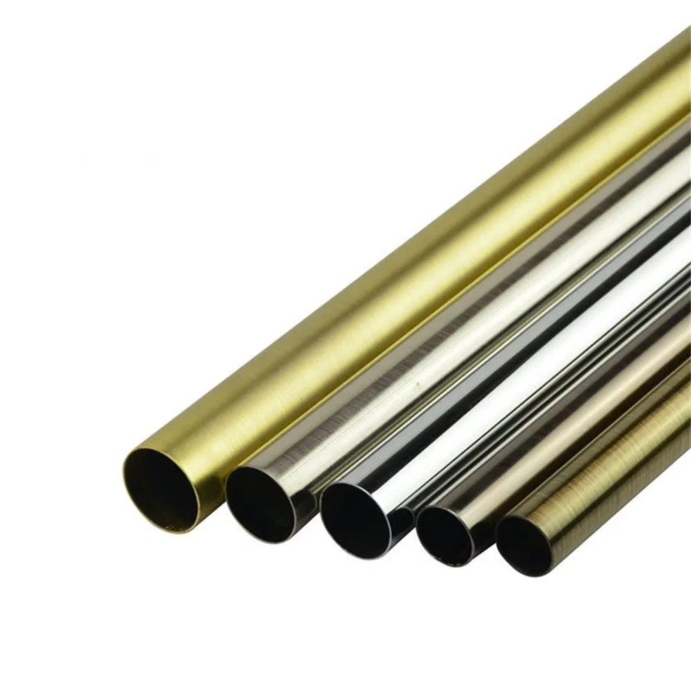 Curtain Rod Accessories Metal Curtain Poles Pipes Aluminum Tube Curtain Track