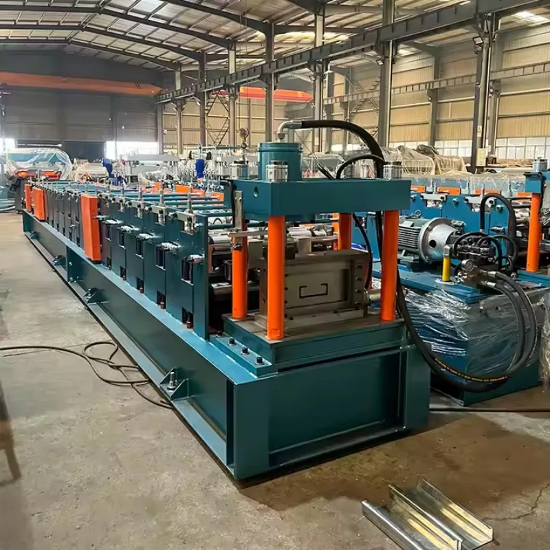 Light Steel Keel Profile Metal Stud and Track Roll Forming Machine C U Channel Steel Framing Production Line