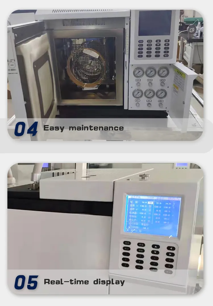 Bench Top Lab Analyzer Machine Portable Gas Chromatograph with Flame Ionization Detector (FID)