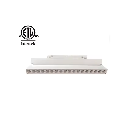 High Quality ETL CE SAA Aluminum COB Magnetic Track Light White Dali Dim 6W 12W 18W LED Folding Grille Lamp DC48V Smart System