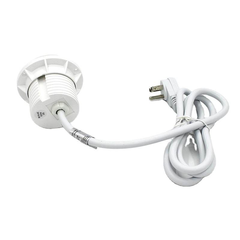 Furniture Desk Round Grommet Hole Power Socket US Standard Hidden Power Strip Recessed Draw Outlet With Usb For Home Office