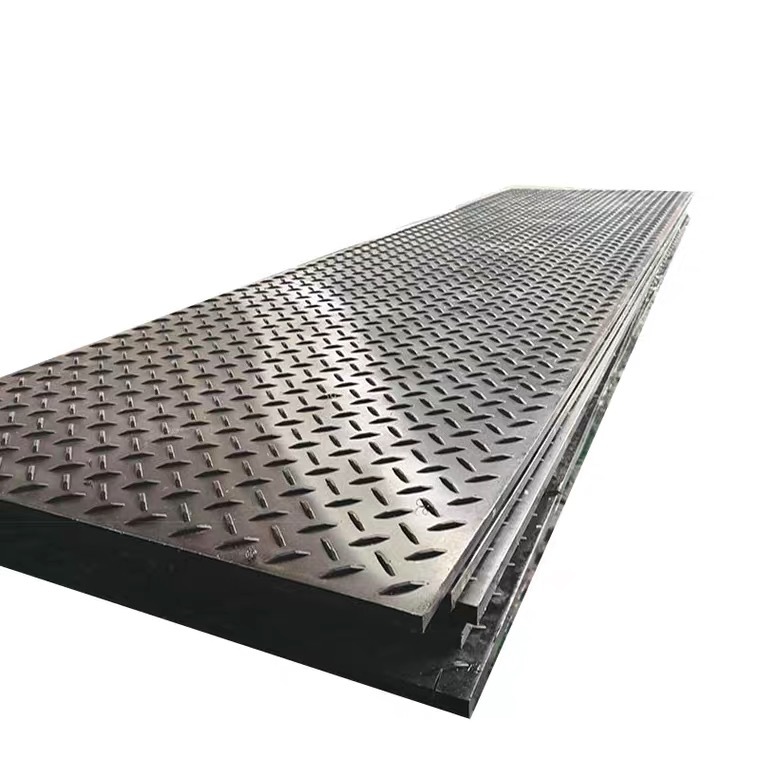 Manufacturer-Custom Heavy Duty HDPE Plastic Track Road Mats CECS Certified Floor Protection Construction Swamp High Cutting