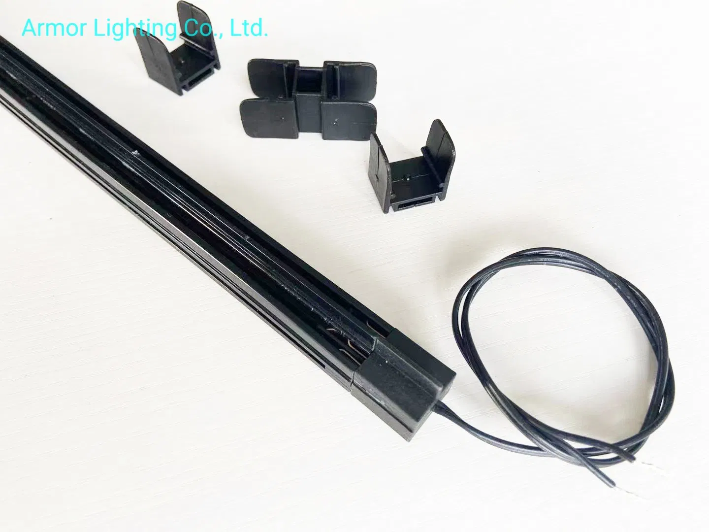 Wireless Shelf Power Track Built-in Design Adapted to Shelf Corner Perfectly