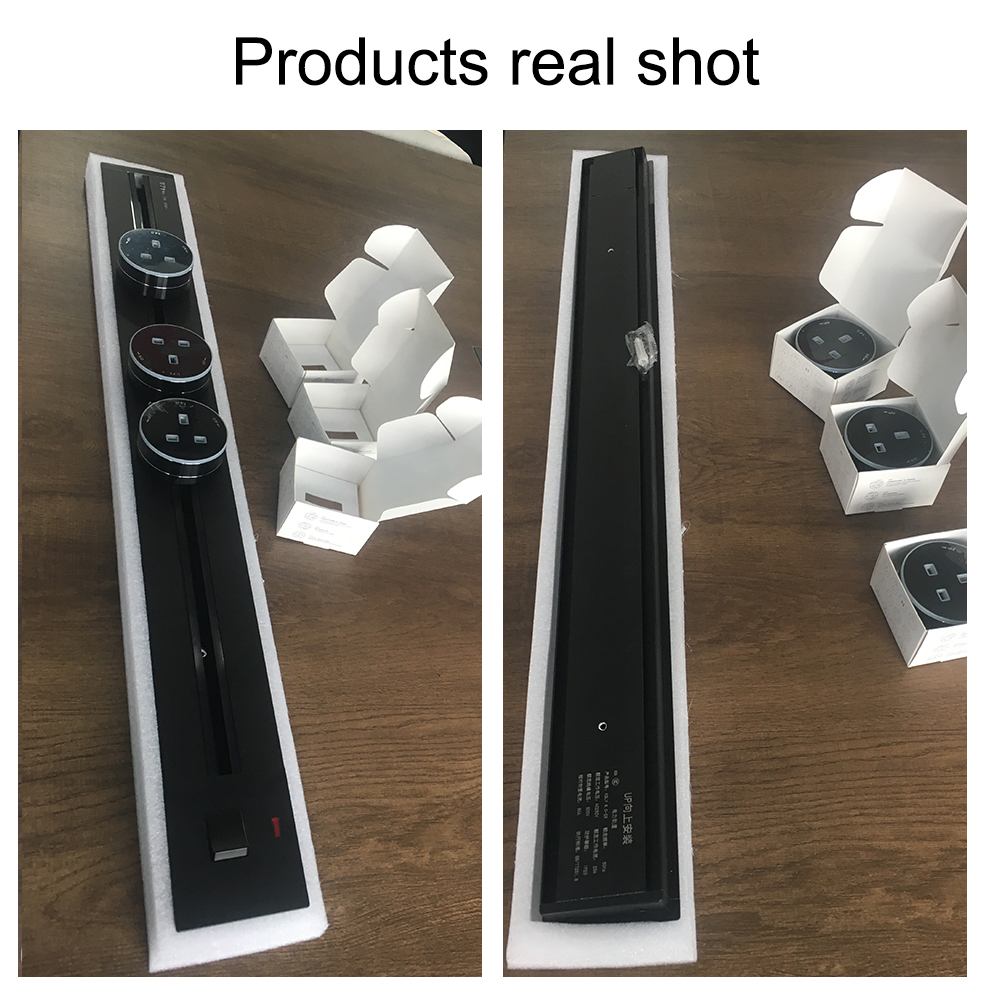 Track Socket Embedded Orbital EU Movable Modular Power Rail Plug System Desktop Electrical Outlet Panel