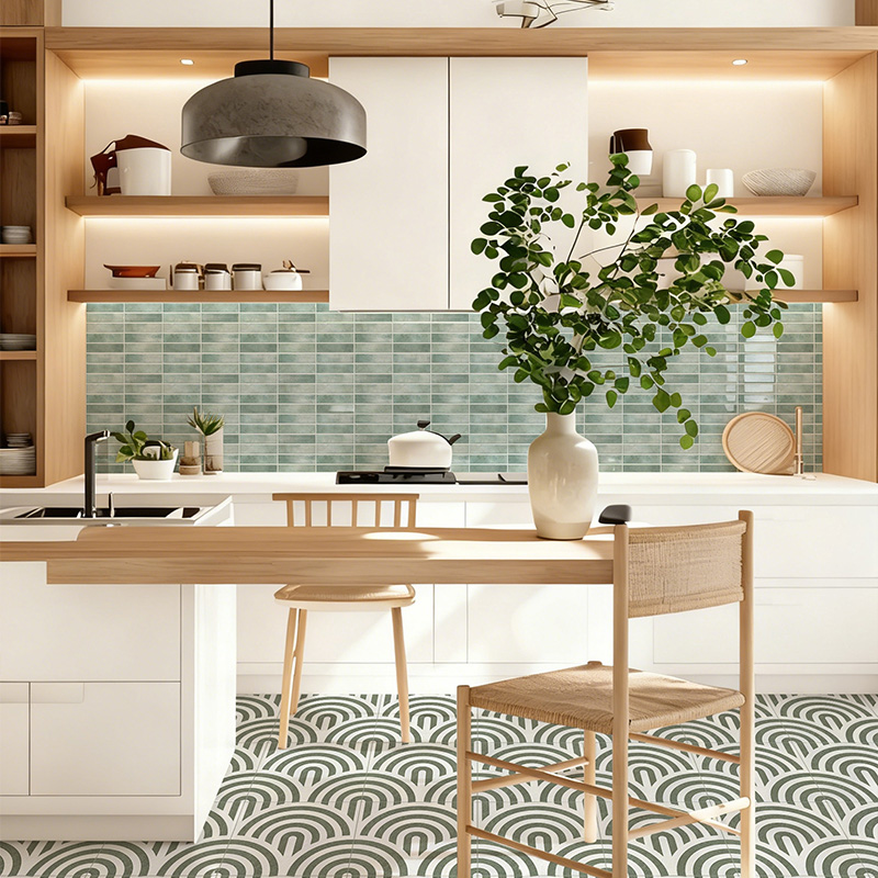 2026 Hot Selling Fashionable DIY Peel and Stick Wall Tiles with Strong Adhesive for Kitchen Splashback