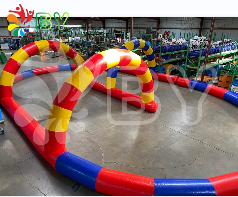 Customized Indoor Outdoor Commercial Bumper Car Arena for Kids Bumper Car Inflatable Race Track