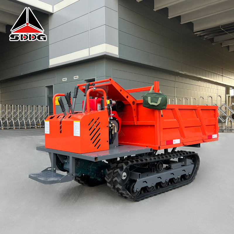 Donggong High Quality Heavy Duty Tracked Transport Vehicle 1.5 Tons Tracked Carriers Steel Wire Rubber Track