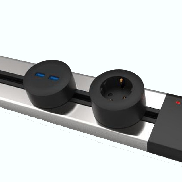 Popular Cost-effective New Hot Type Power Track + 2 Power Adapters Removable Track Socket