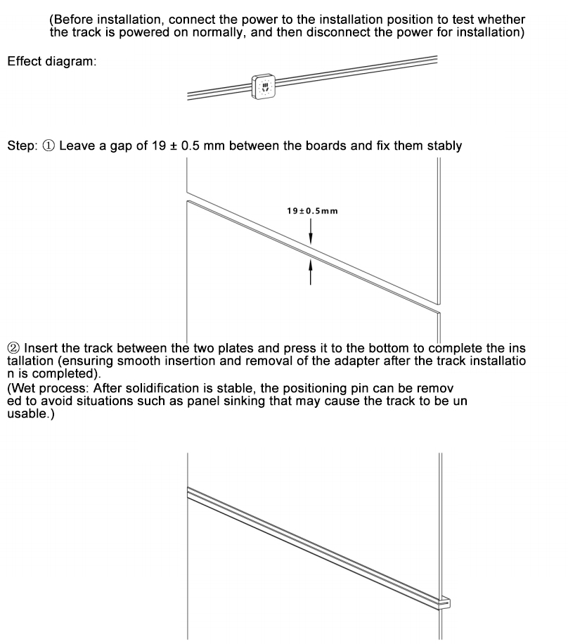 Surface Mounted Installation Steps