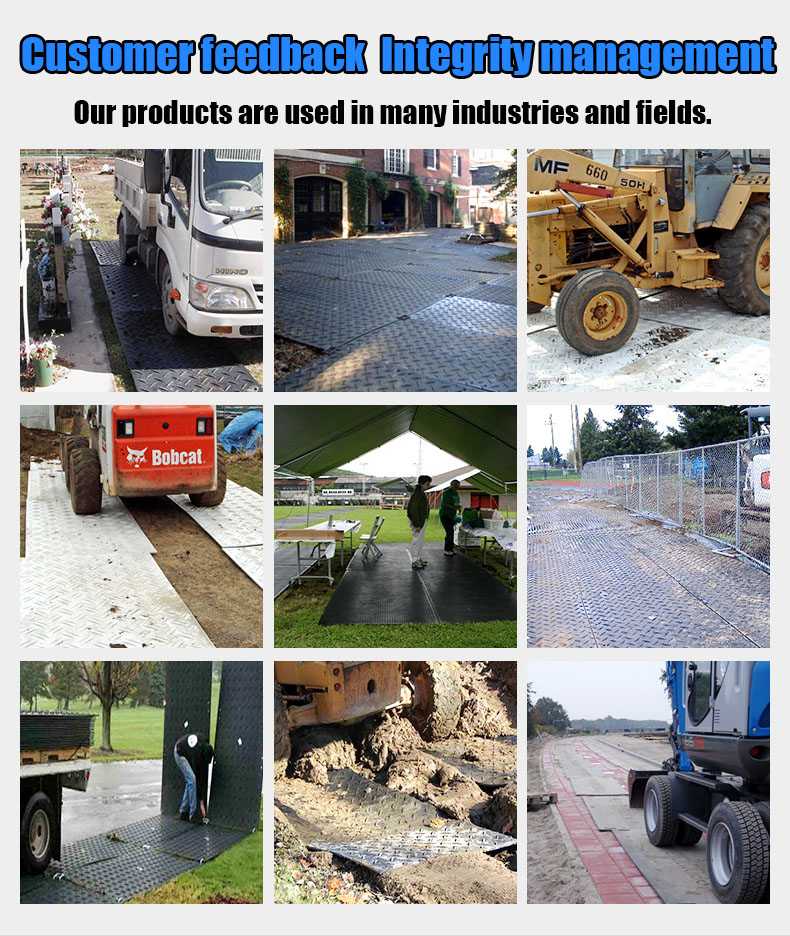 Ground protection mat logistics