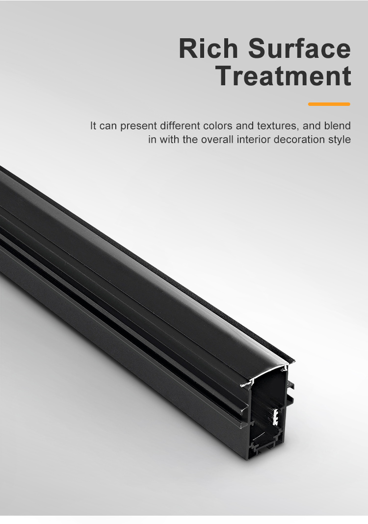 Modern 48V 90LED 10W 20W Linear Track Light Replaceable Cob Panel for Suspended Ceiling Magnetic Track Rail for Villas Hotels