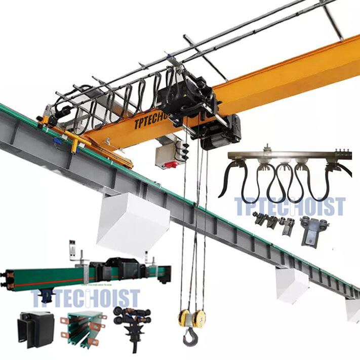 Galvanized Steel C Rail System For Eot Crane 6m Track For Cable &amp; Hose Support Heavy-duty Festoon System For Mobile Equipment