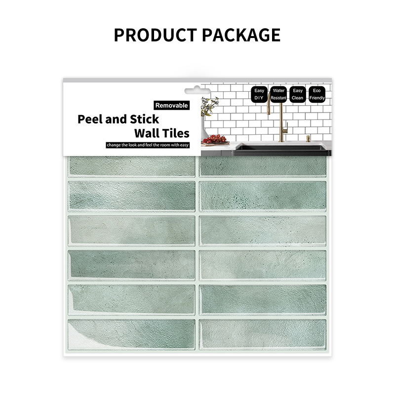 2026 Hot Selling Fashionable DIY Peel and Stick Wall Tiles with Strong Adhesive for Kitchen Splashback