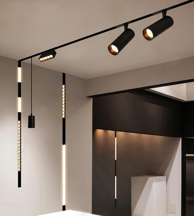 Magnetic Track Light LED Smart Lighting System Tuya Zigbee Switch Spot Lights For Office Shop Hotel Indoor Commercial Ceiling