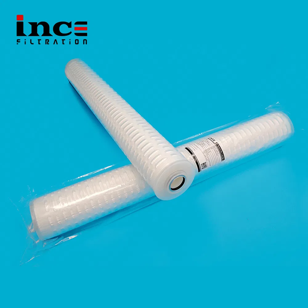 High Dirt Holding Capacity Hydrophilic Pleated Membrane Filter Cartridge