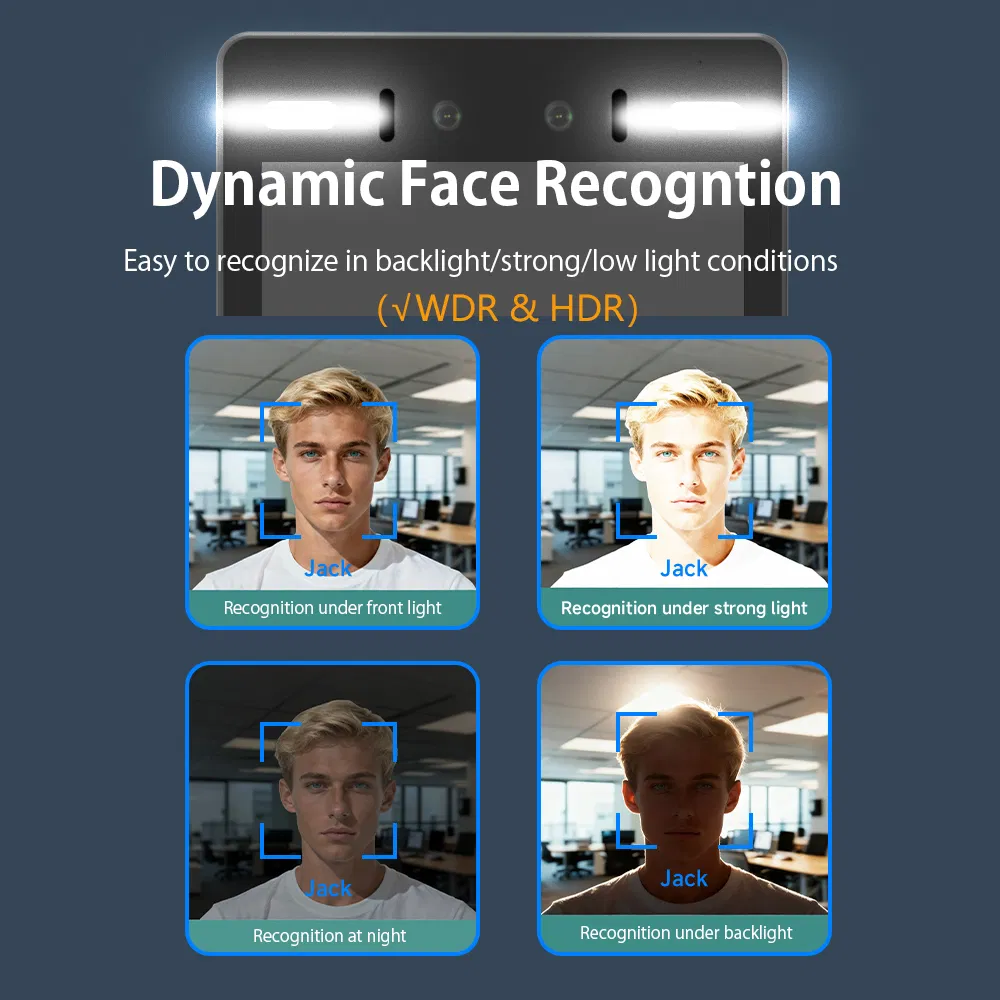 Suntek Factory Direct Sale Waterproof IP65 Face Recognition System 8 Inch Door Access Control Device