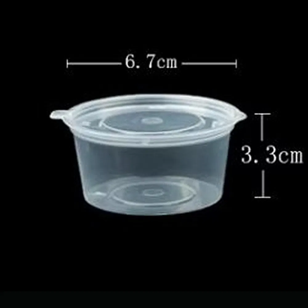 Whosale Beast Selling PP 3oz Sauce Cup with Hinged Lid