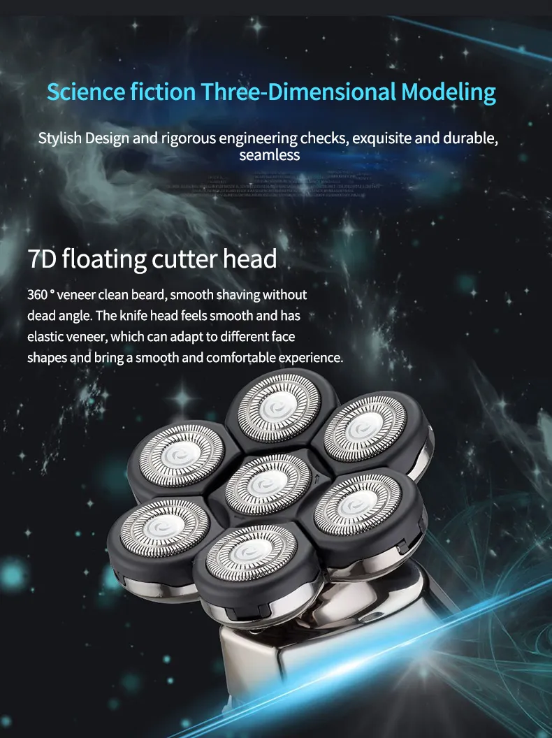 Seven Blades Shaver Detail 3