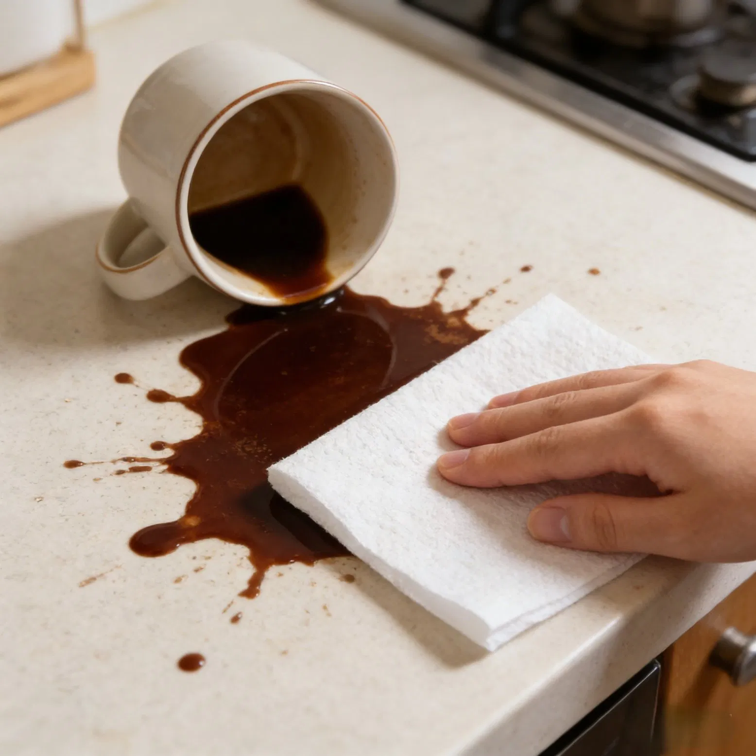 Absorbent Sustainable Nonwoven Towels Spunlace Non Woven in Roll for Kitchen Towels Cleaning White Cloth Dry Wipes