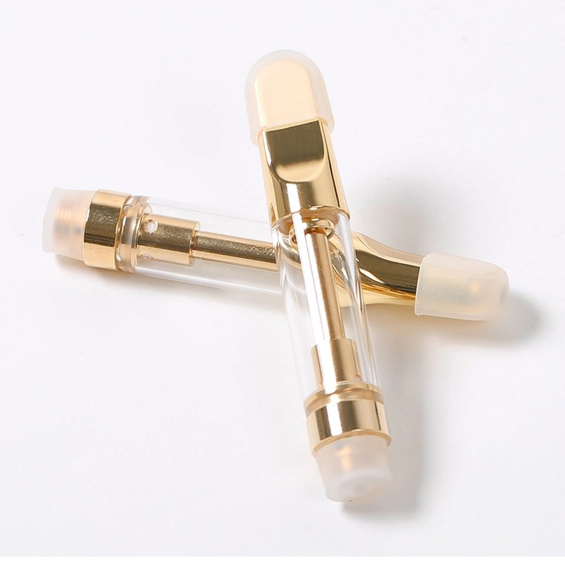 Wholesale 0.5ml 0.8ml 1ml Ceramic Coil 510 Thread Vape Pen Cartridge Vape Gold Silver Krt Cookies 510 Empty Thick Oil Empty Vape Cartridge