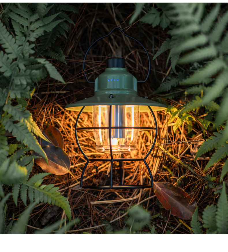 Portable Retro Style Camping Lantern