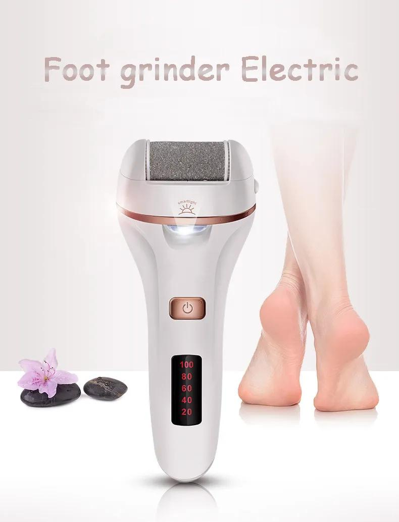 Factory 4 in 1 Electronic Foot File Dead Skin Remover Professional Callus Remover Rechargeable Foot Grinder