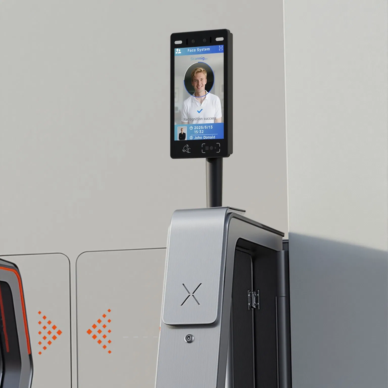 Suntek API/Sdk 8 Inch Facial Recognition Enable Figerprint Access Control Device with Qr Code and Bluetooth for Apartment