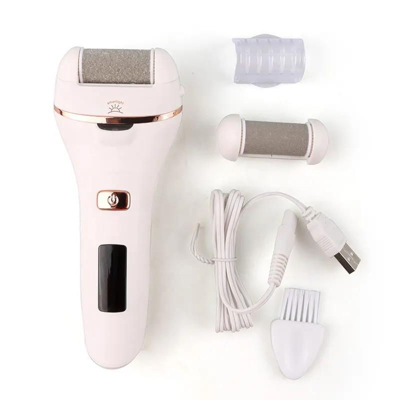 Factory 4 in 1 Electronic Foot File Dead Skin Remover Professional Callus Remover Rechargeable Foot Grinder