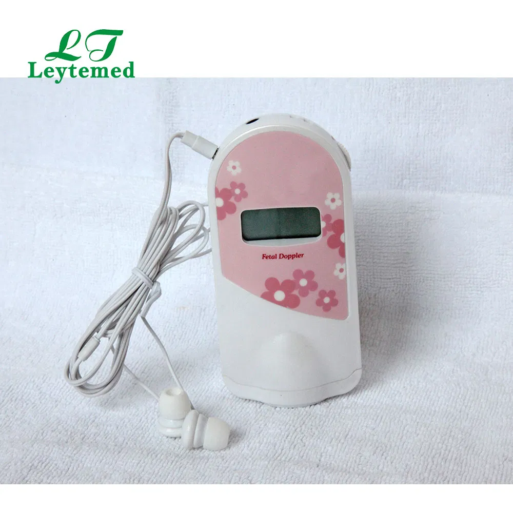 Ltsf02 Home Use Rechargeable Pocket LCD Display Fetal Doppler Monitor