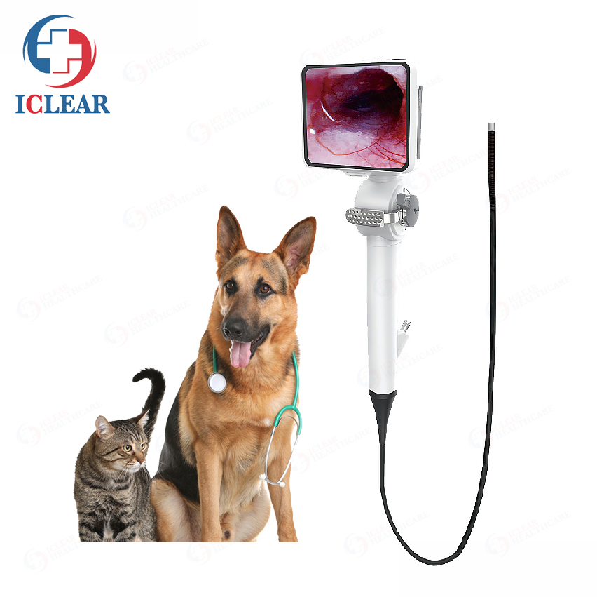 Veterinary Endoscope Imaging System Portable Animal Flexible Video Endoscope