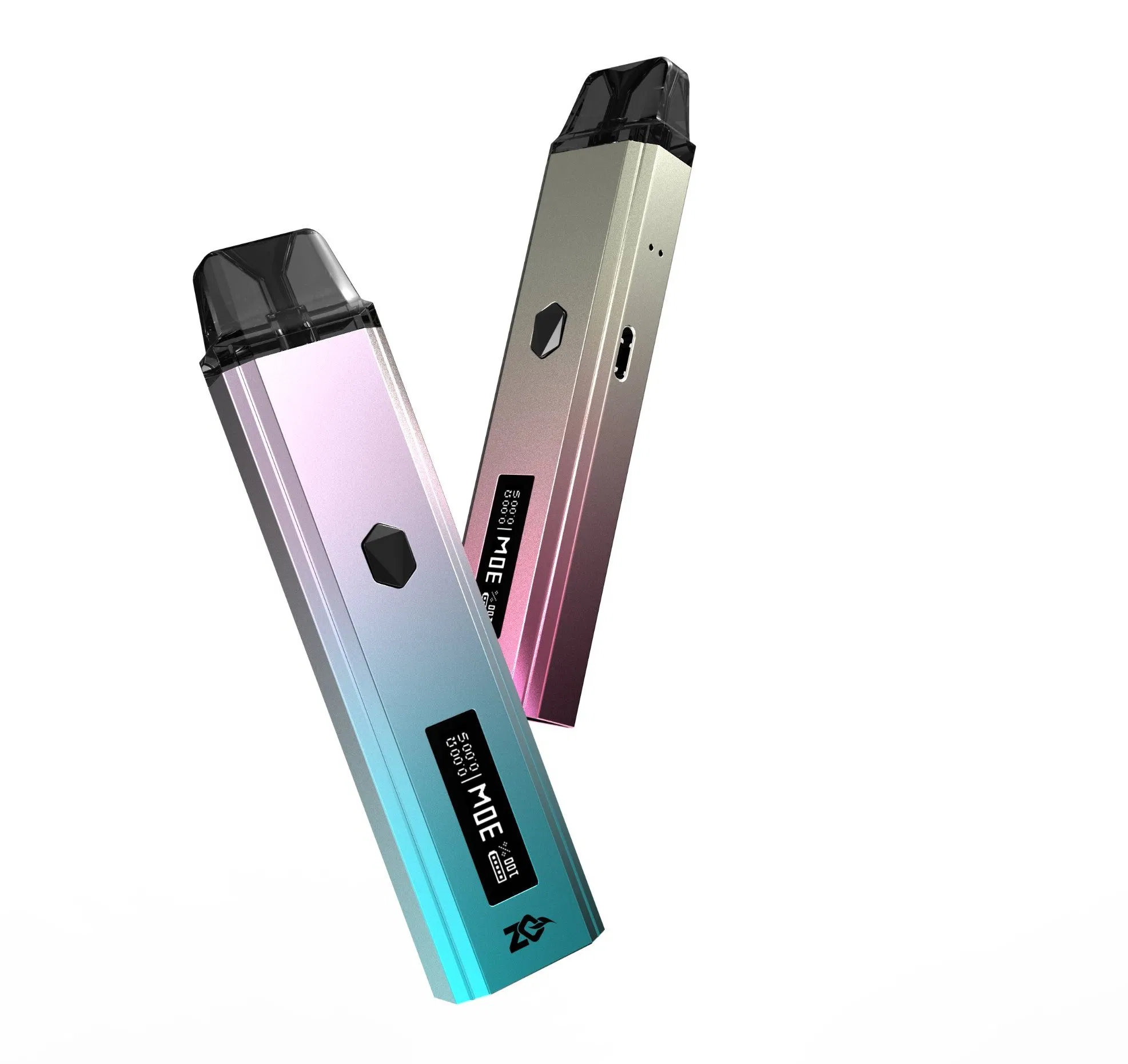 Starter Kits Vape Device Zq Xtal PRO Replaceable Coil E-Cigarette Vaporizer Atomizer 2ml 3ml 1000mAh Mtl Dl 650mAh 1.2ohm Open Pod System CE RoHS Tpd