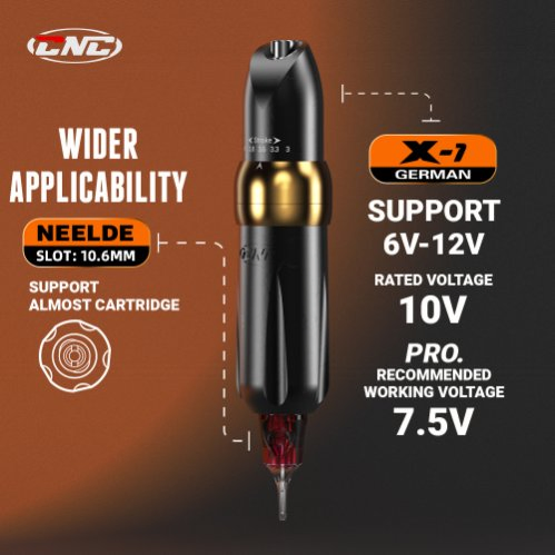 Rechargeable Wireless Pen High Capacity Battery Digital Tattoo Gun Rotary Tattoo Pen