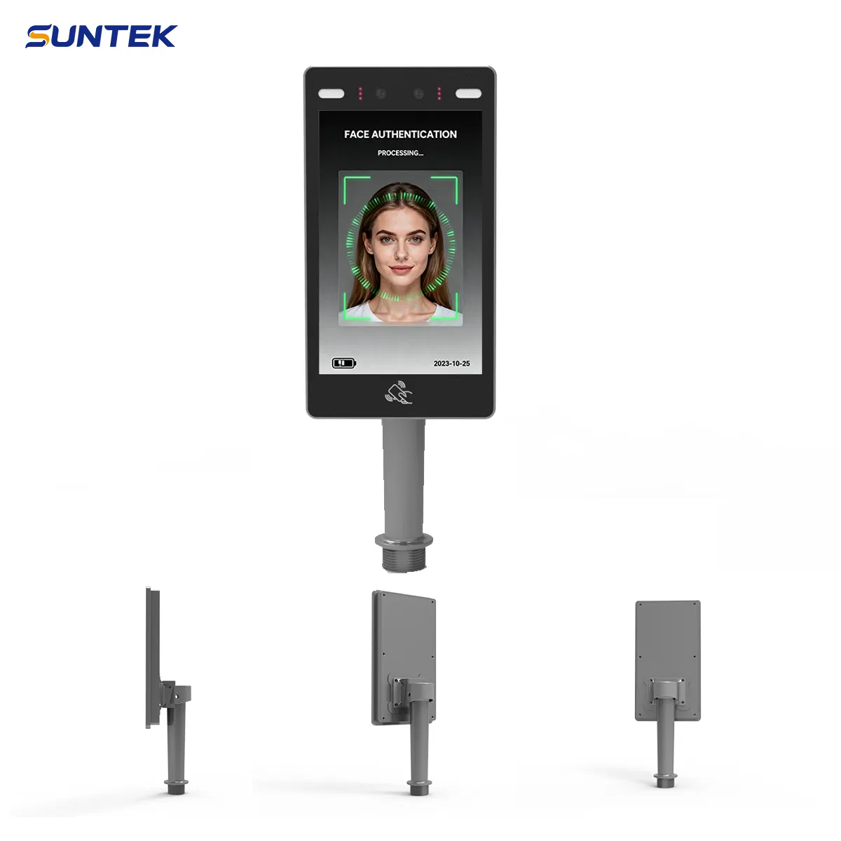 Suntek Factory Direct Sale Waterproof IP65 Face Recognition System 8 Inch Door Access Control Device