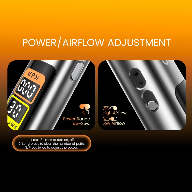 Power Airflow Adjustment