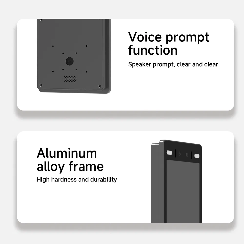 Suntek Factory Direct Sale Waterproof IP65 Face Recognition System 8 Inch Door Access Control Device