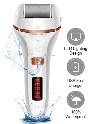 Factory 4 in 1 Electronic Foot File Dead Skin Remover Professional Callus Remover Rechargeable Foot Grinder