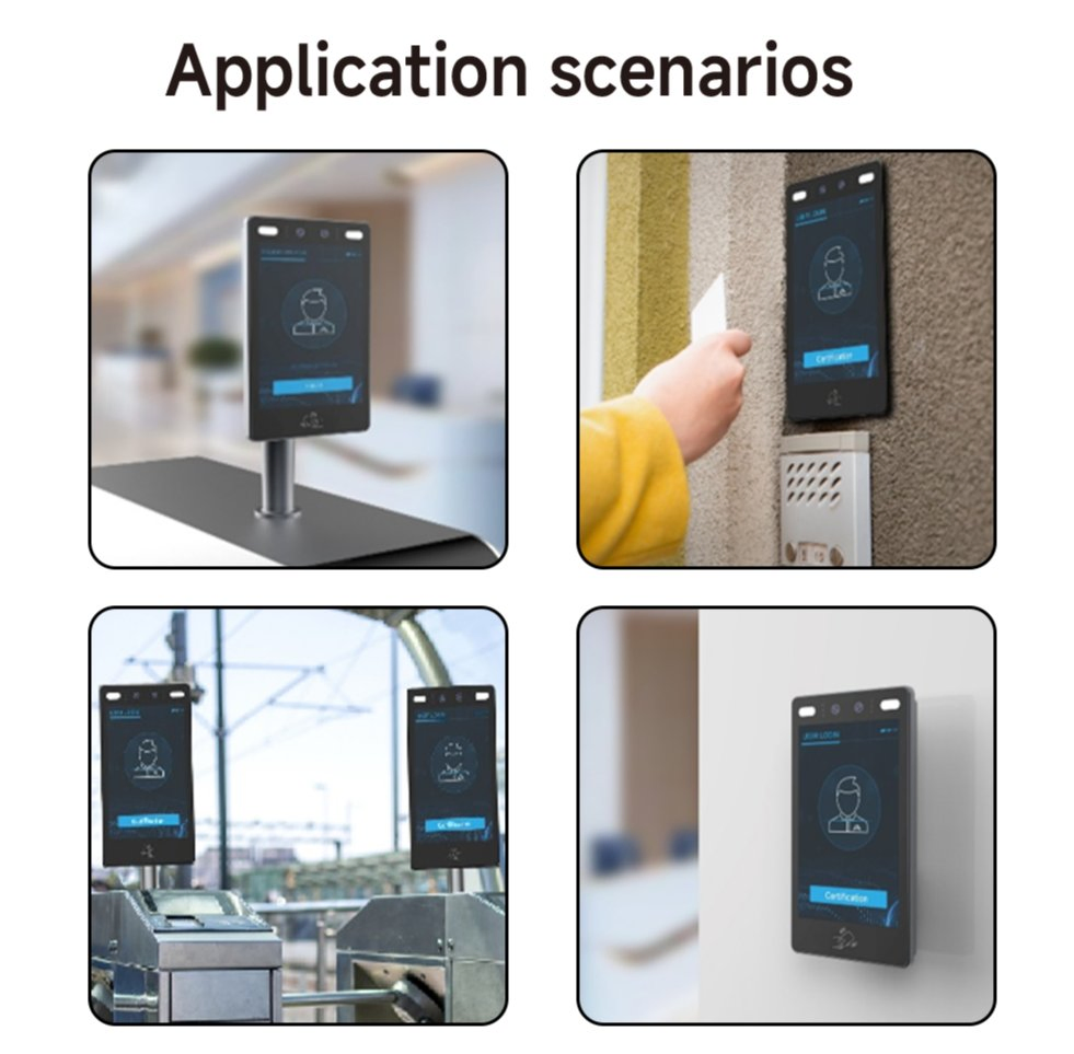 Suntek Trunstile Present Smart Facial Recognition Device with Access Control Systems