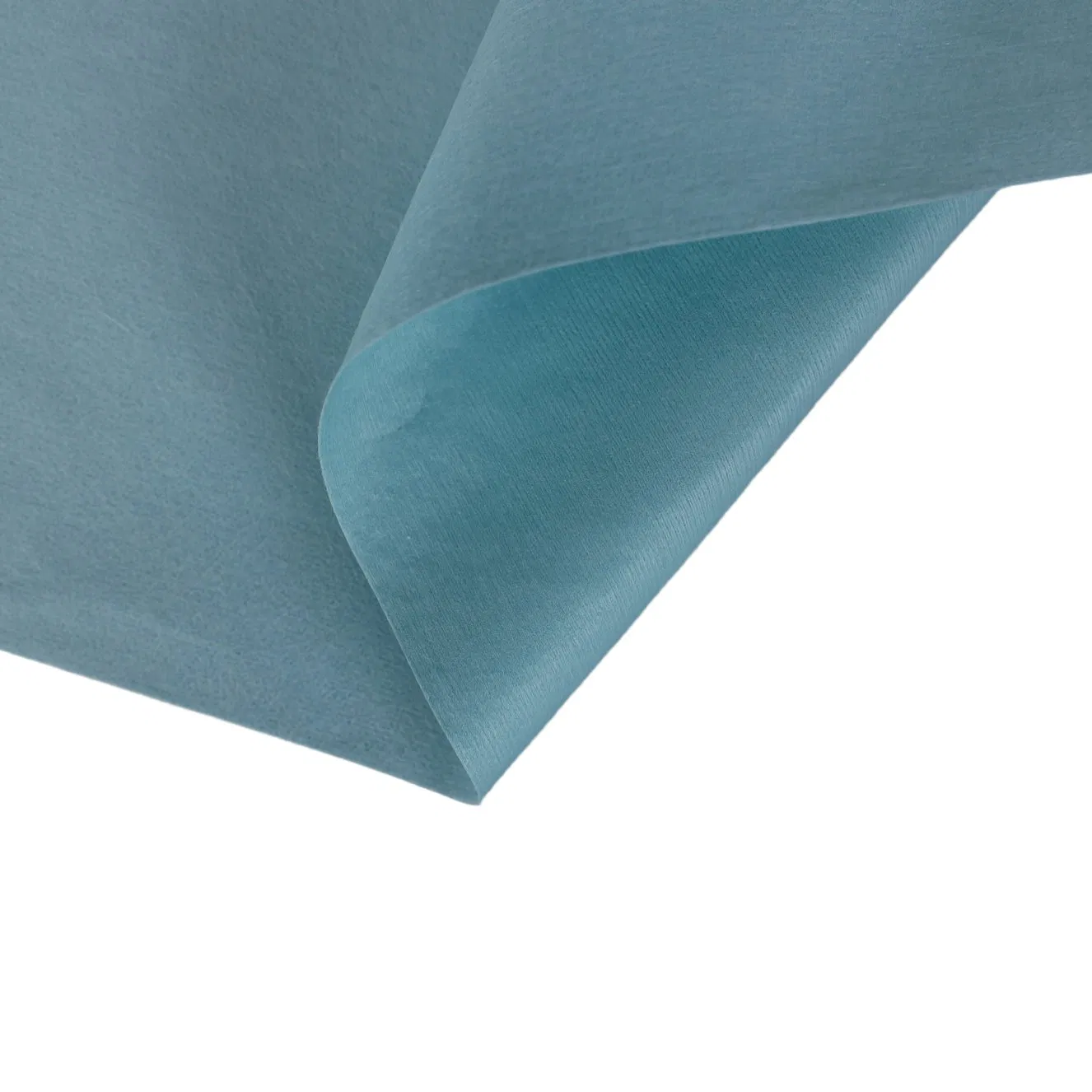 95% Woodpulp5% Polyester 30-120g Spunlace Non Woven in Roll for Kitchen Towels Cleaning Green Cloth Dry Wipes