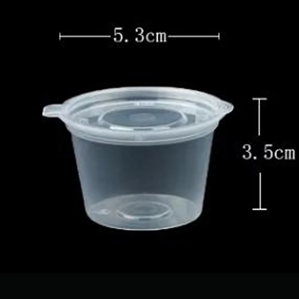 High Quality 2oz Sauce Cup Takeaway PP Plastic Sauce Cup with Lid
