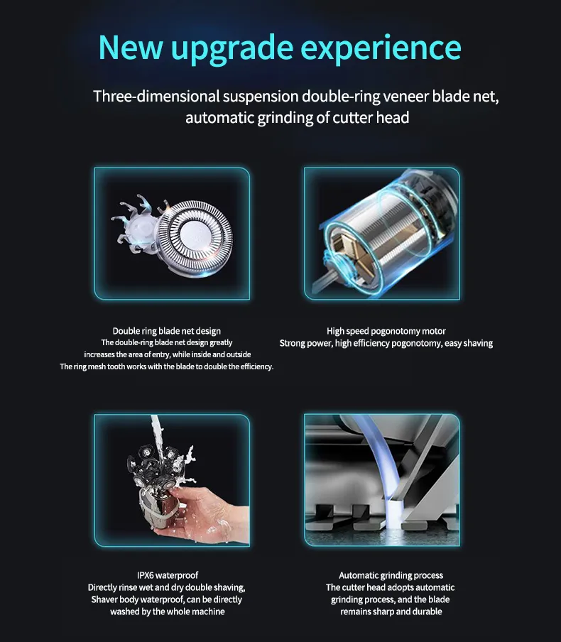 Seven Blades Shaver Detail 6