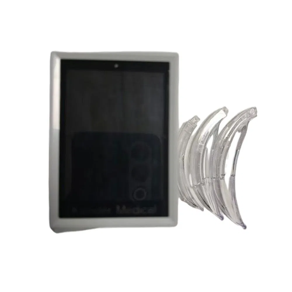 All-in-One POM-01 Stainless Steel Blade Medical Video Bronchoscope Laryngoscope for Child