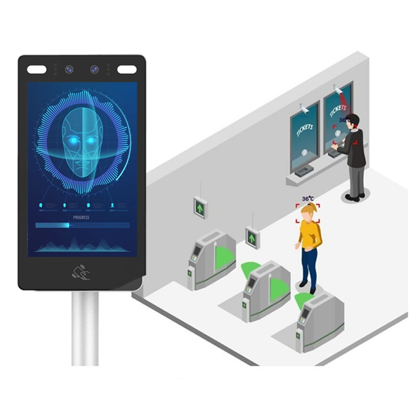 Suntek Fully Automatic Qr Code Card Reader Biometric Time Attendance Access Control Face Recognition Device