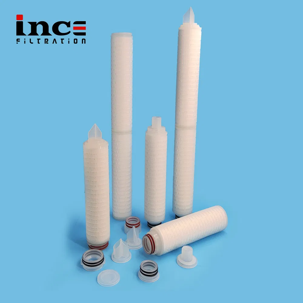 High Dirt Holding Capacity Hydrophilic Pleated Membrane Filter Cartridge