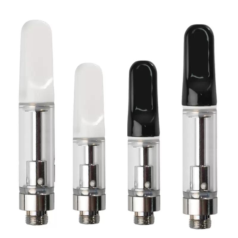 Wholesale 0.5ml 0.8ml 1ml Ceramic Coil 510 Thread Vape Pen Cartridge Vape Gold Silver Krt Cookies 510 Empty Thick Oil Empty Vape Cartridge