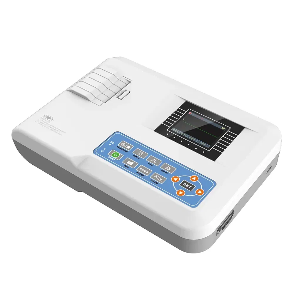 Medical Rechargeable Multi-Language ECG Instrument High-Accuracy Electrocardiograph for Diagnosis